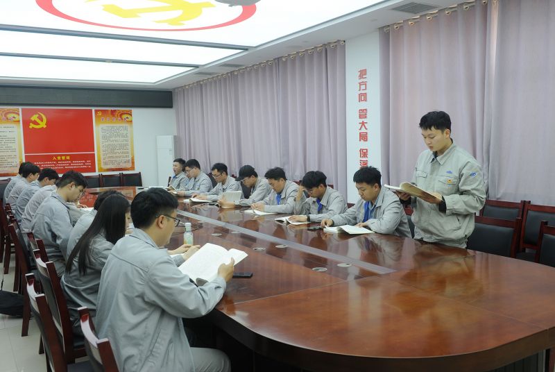 公司团委举办“学思想 转作风 见行动”主题团日活动